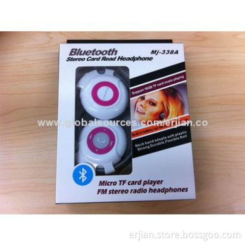 Flash MP3 Players with Bluetooth for Smartphone, Tablet PC, Laptop with TF-card Reader and FM Radio